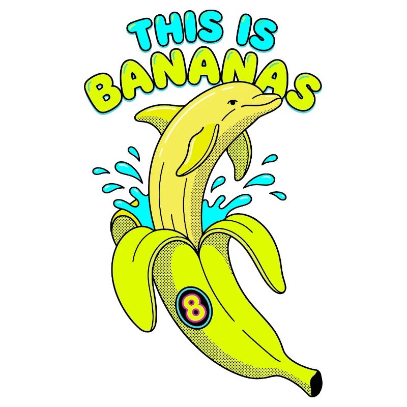 This Is Bananas 8. Geburtstag Delfin