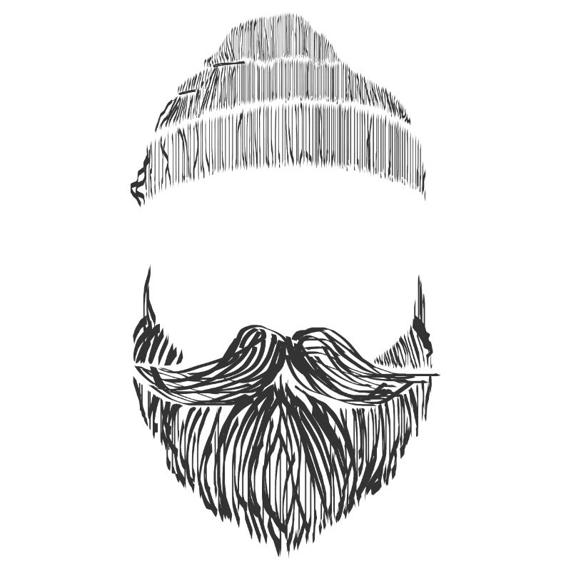 Barbe avec bonnet