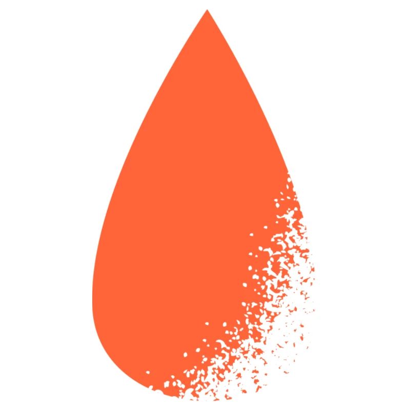 Crayon - goutte de sang
