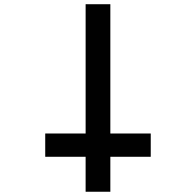 Upside Down Cross 1c