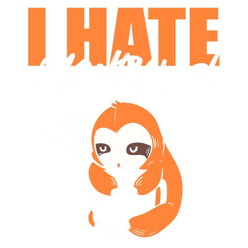 I hate montage sleeping cap gift