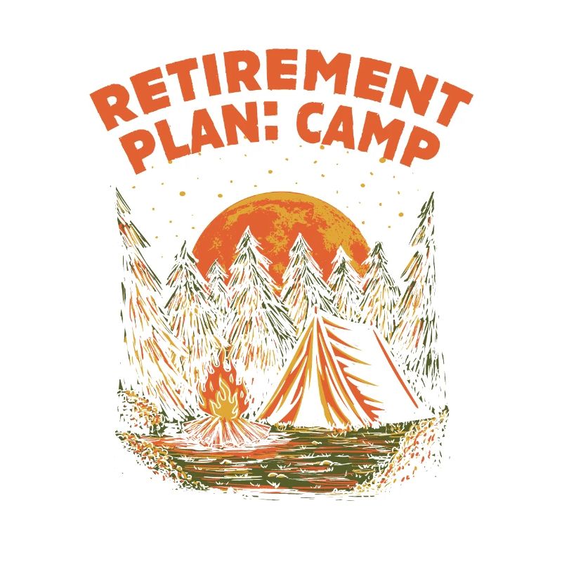 Pensionsplan Camp im Ruhestand Camping ältere Camp