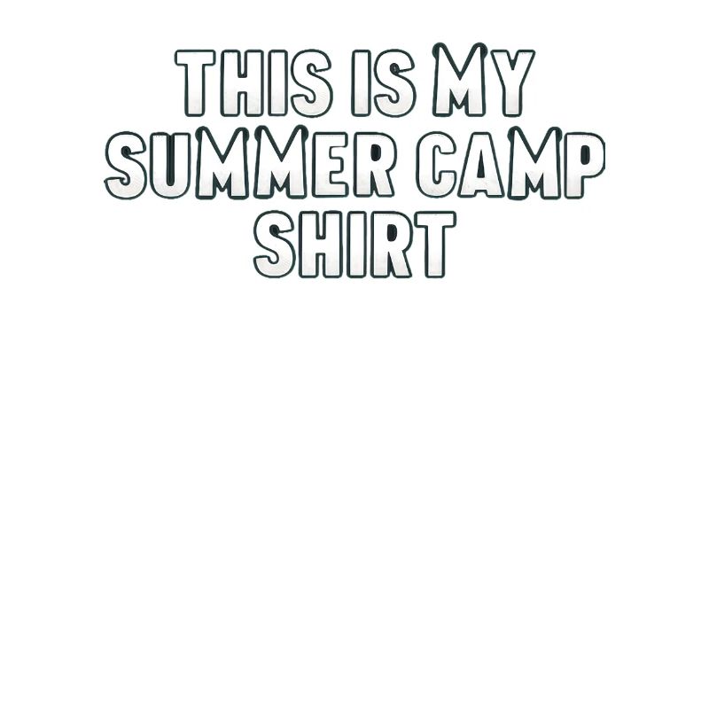 C’est ma chemise de camp d’été - parfaite pour le camp