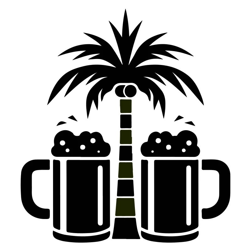 Bier Palmen Strand