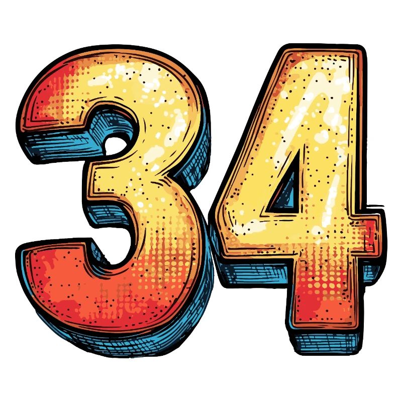 Bande dessinée à 34 numéros