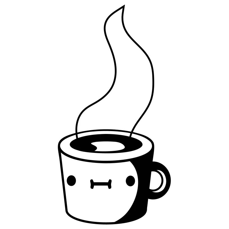 Niedliche Kaffee Tasse