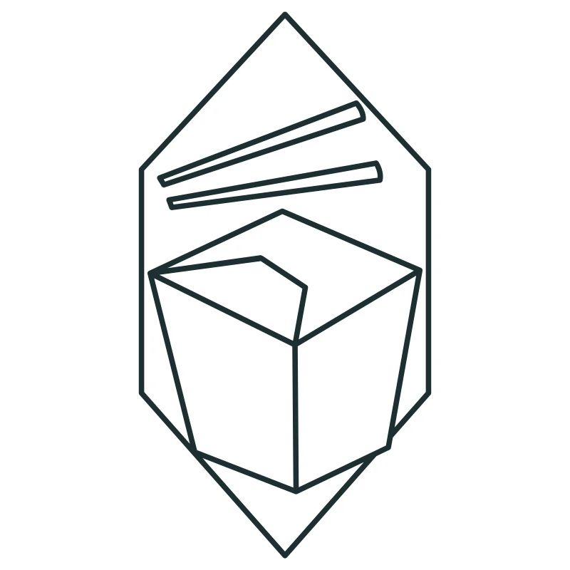 takeout cup container chopsticks