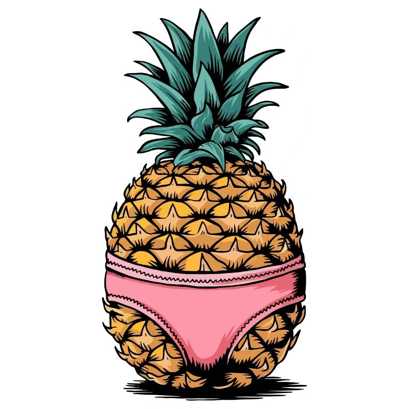 Ananas en rose