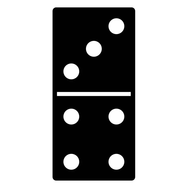 DOMINO STONE 3:4 - VARIABLE COLOR - VECTOR DESIGN!