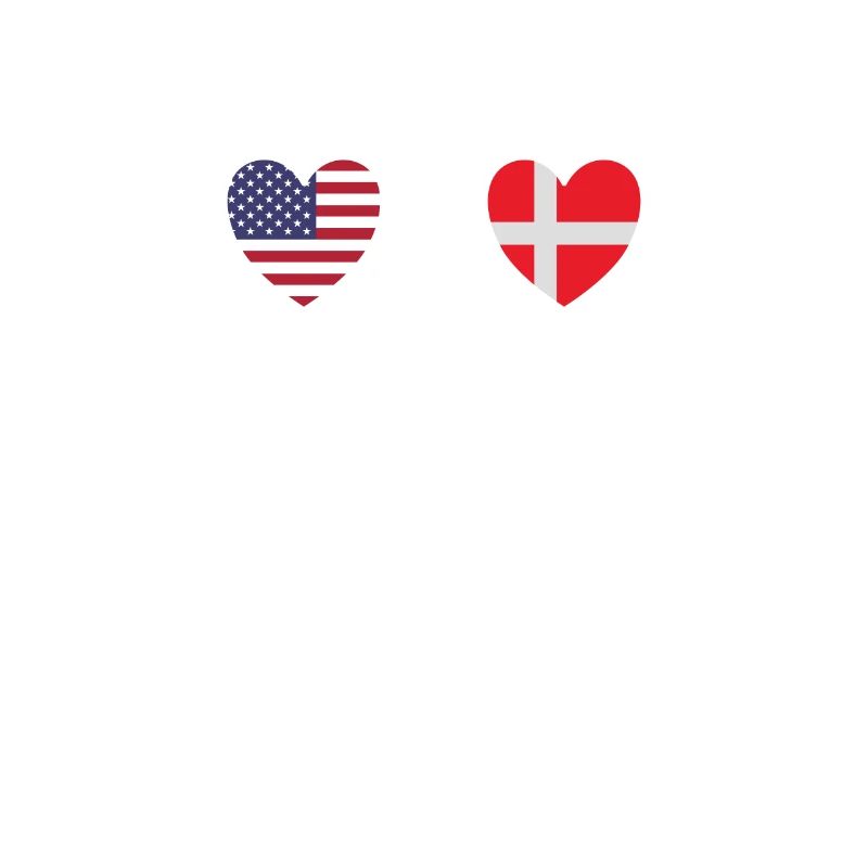 États-Unis et Danemark Drapeau danois Drapeaux