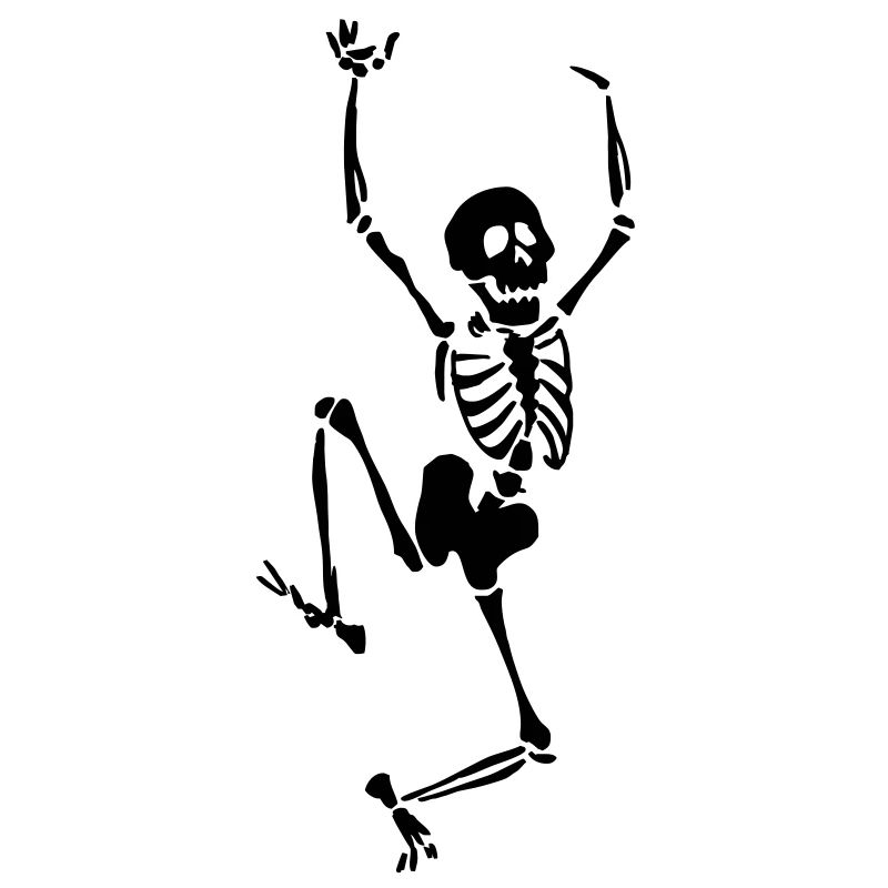 Dancing skeleton