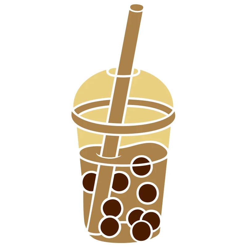 Design Comic Bubble Tea