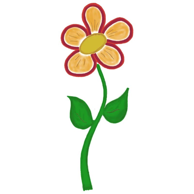 Chère fleur brille sur vous