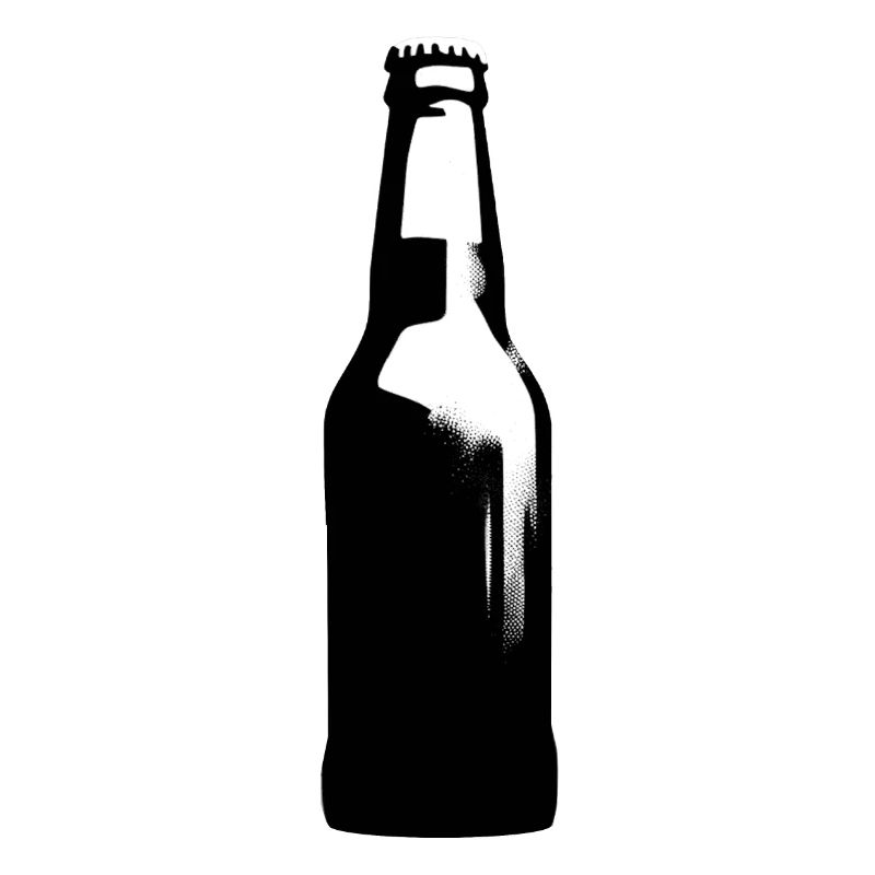 Einfach Bier | Silhouette einer Bierflasche