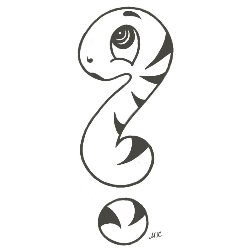 Question mark snake