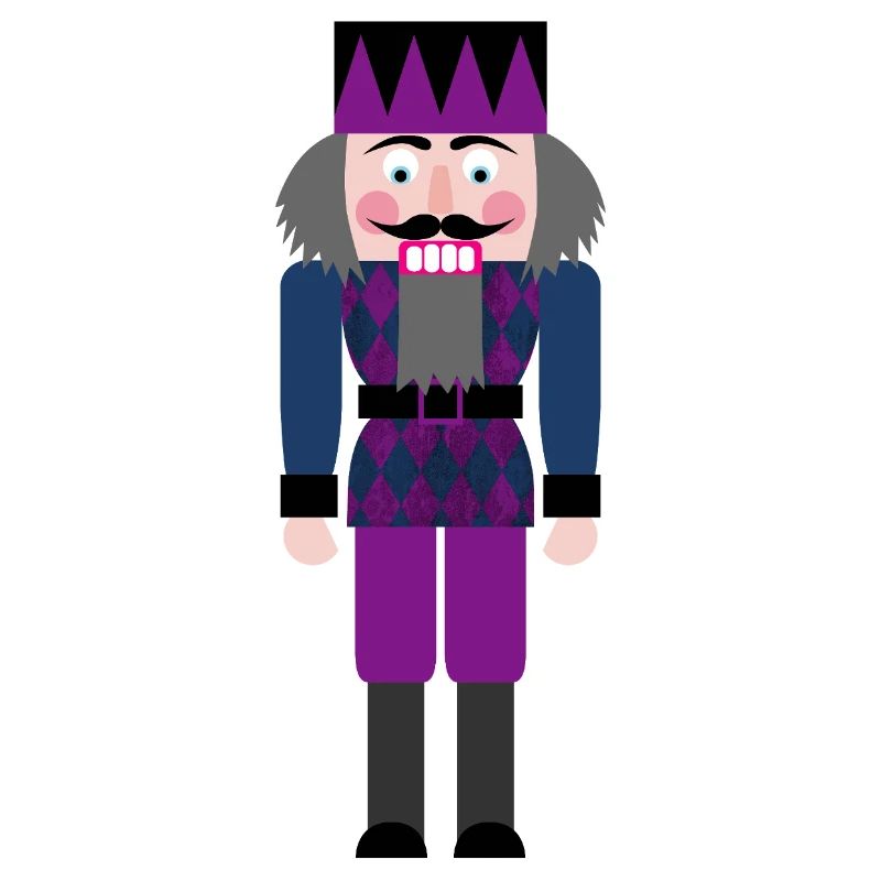 Nutcracker Diamond Rhombs Pattern Christmas Xmas