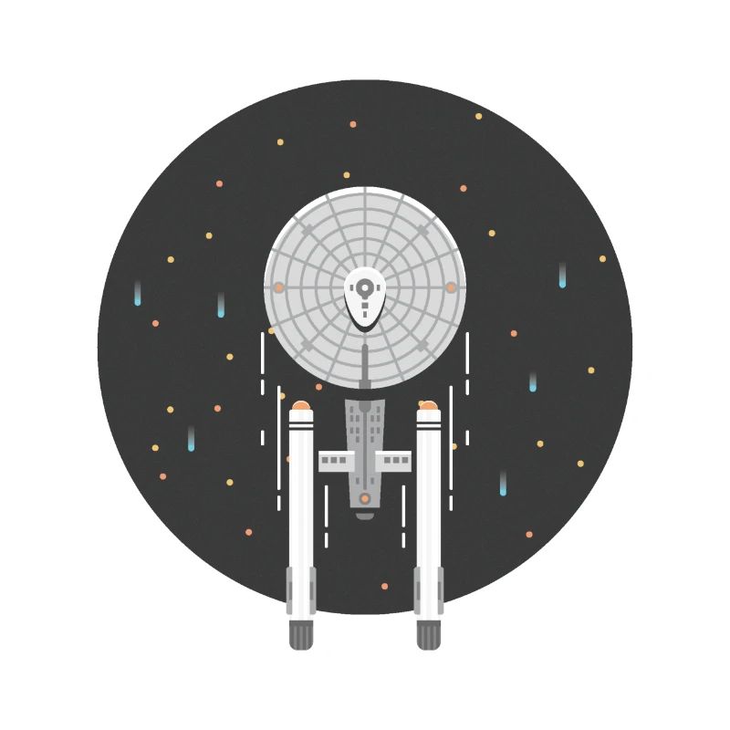 Vaisseau spatial dans l’espace