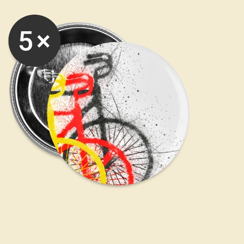 Kunstrad | Artistic Cycling DM - Buttons klein 25 mm (5er Pack)