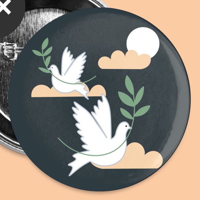 Peace Doves with Olive Branch