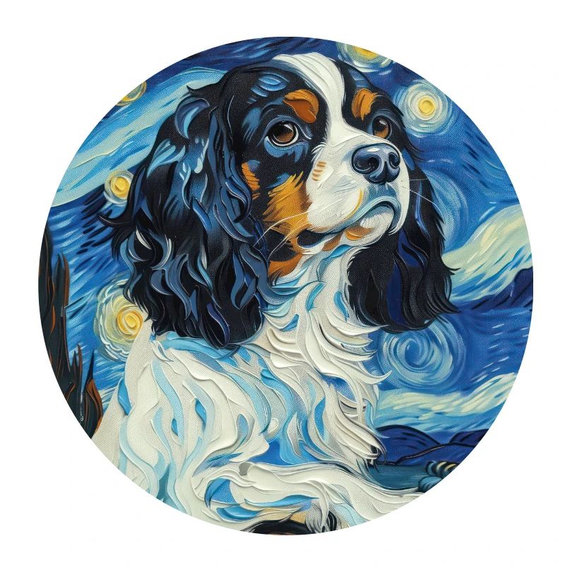 Cavalier King Charles Spaniel, van gogh
