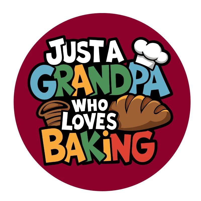 Papi est boulanger, notre papy aime cuisiner