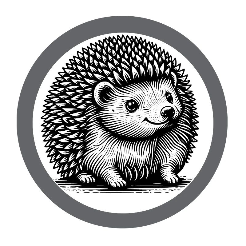 Petit hérisson mignon