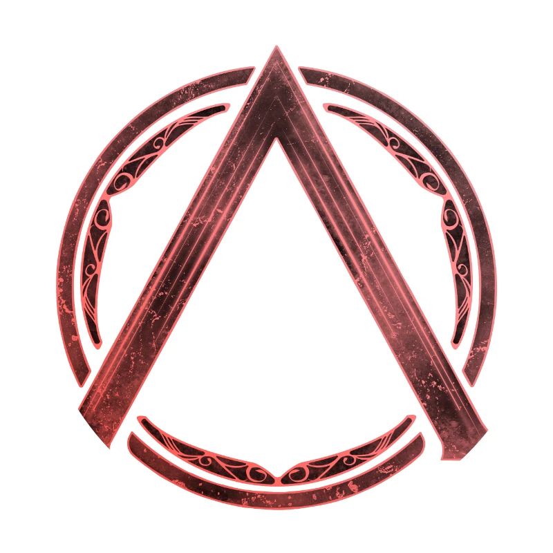Sparta Lambda symbol fire red