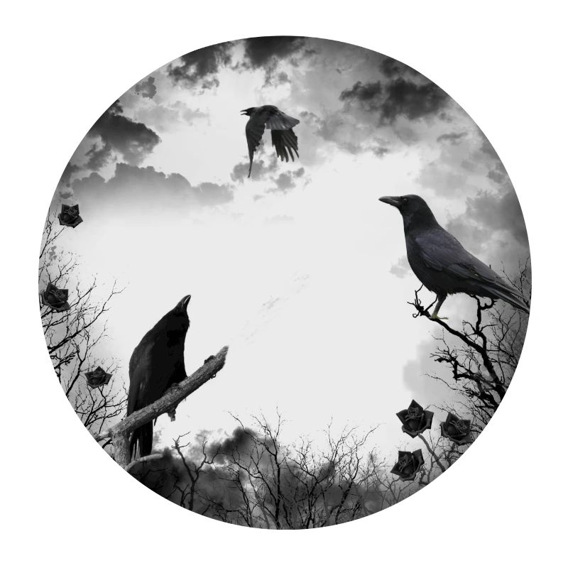 Gothic, crows, ravens