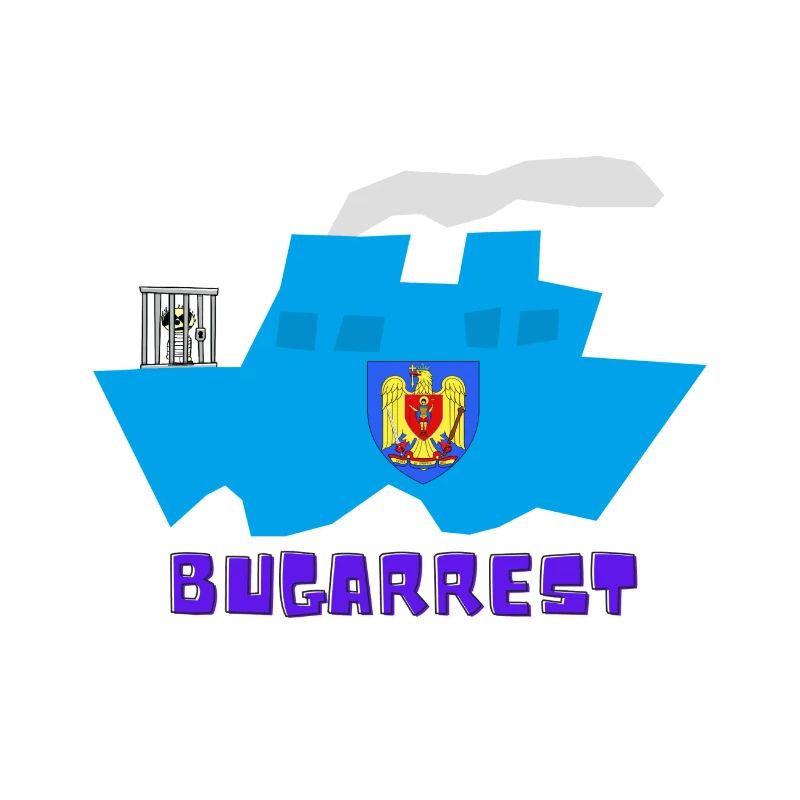 Bukarest vs Bugarrest, eingesperrt vorn auf Schiff