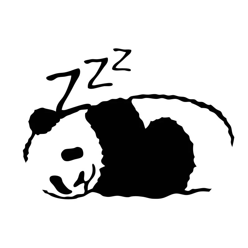 Panda schläft Nickerchen schlafen