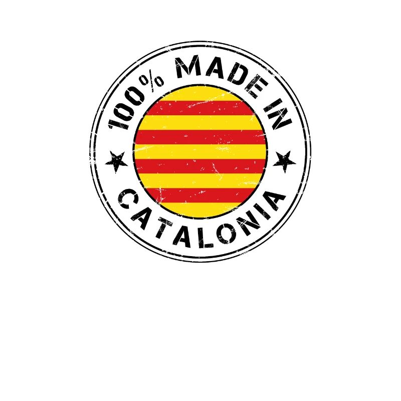 Fabriqué en Catalogne drapeau catalan drapeau