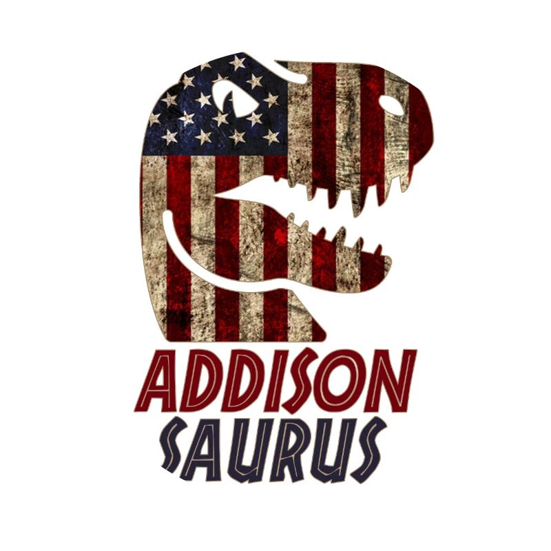 Patriotic Addison Dinosaur Addisonsaurus