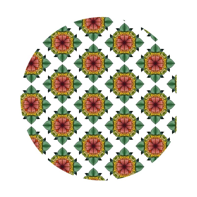 Mandala drawn pattern