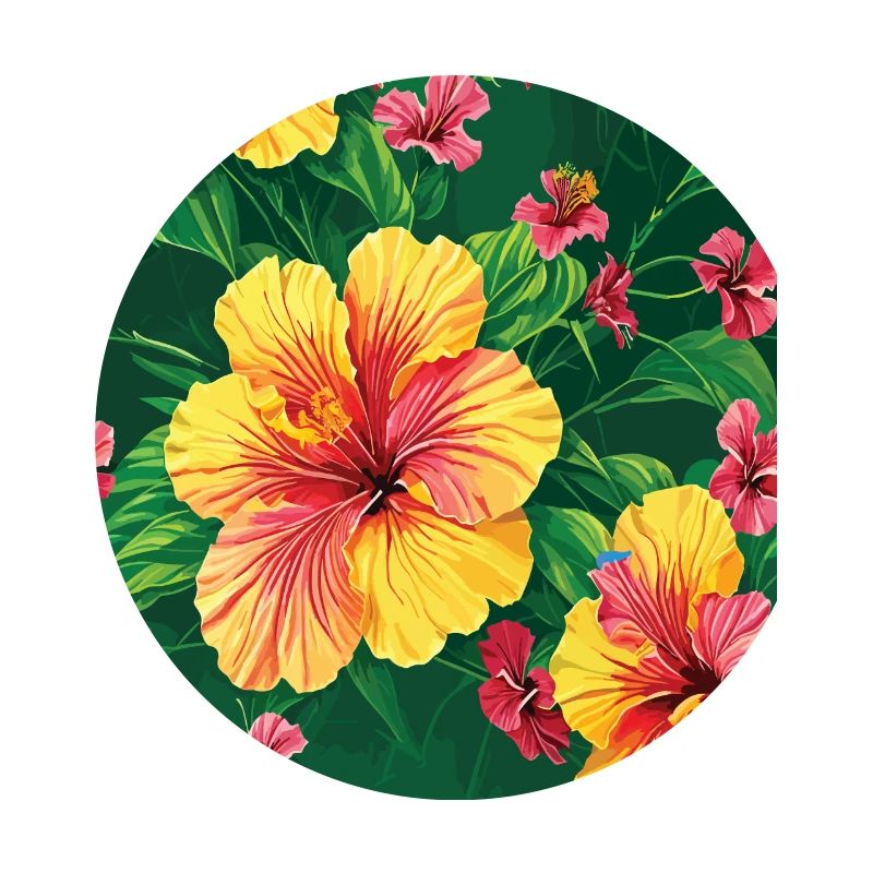 Jungle Pattern Tropical Pattern Rainforest Flowers