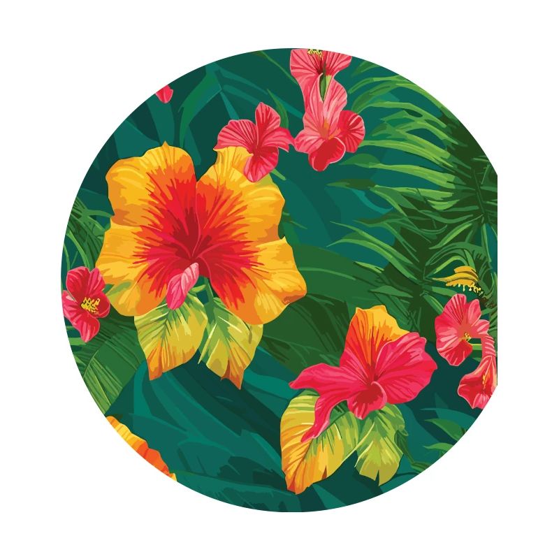Jungle Pattern Tropical Pattern Rainforest Flowers