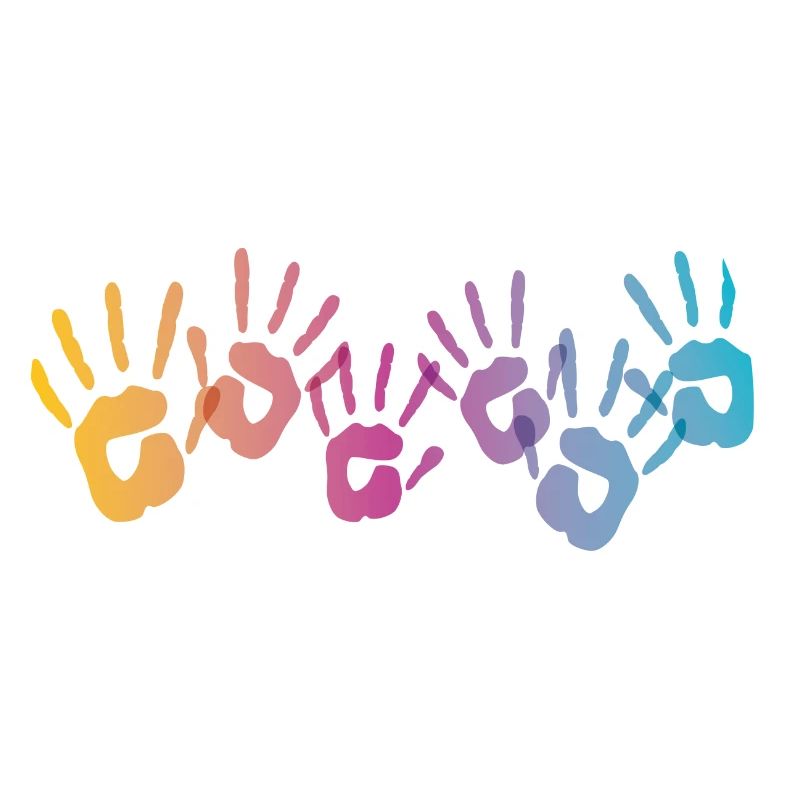 color hand buckus colorful painter gift impression cool