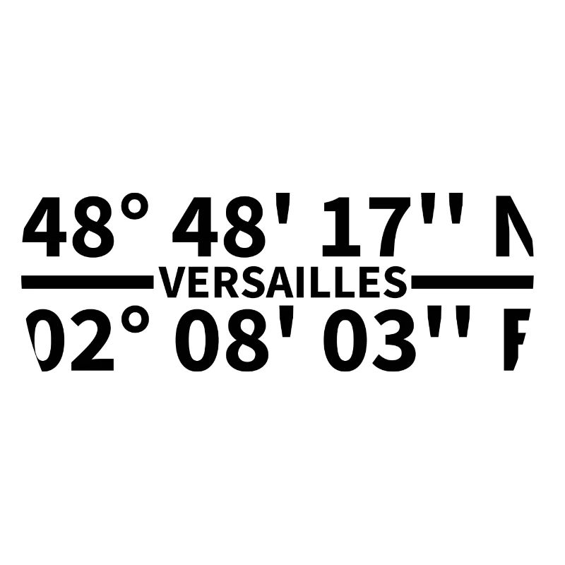 Versailles coordinates