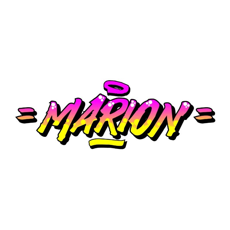 Graffiti First Name Marion