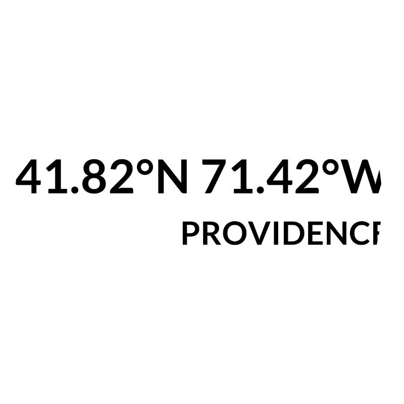 Providence, Rhode Island, USA Coordinates