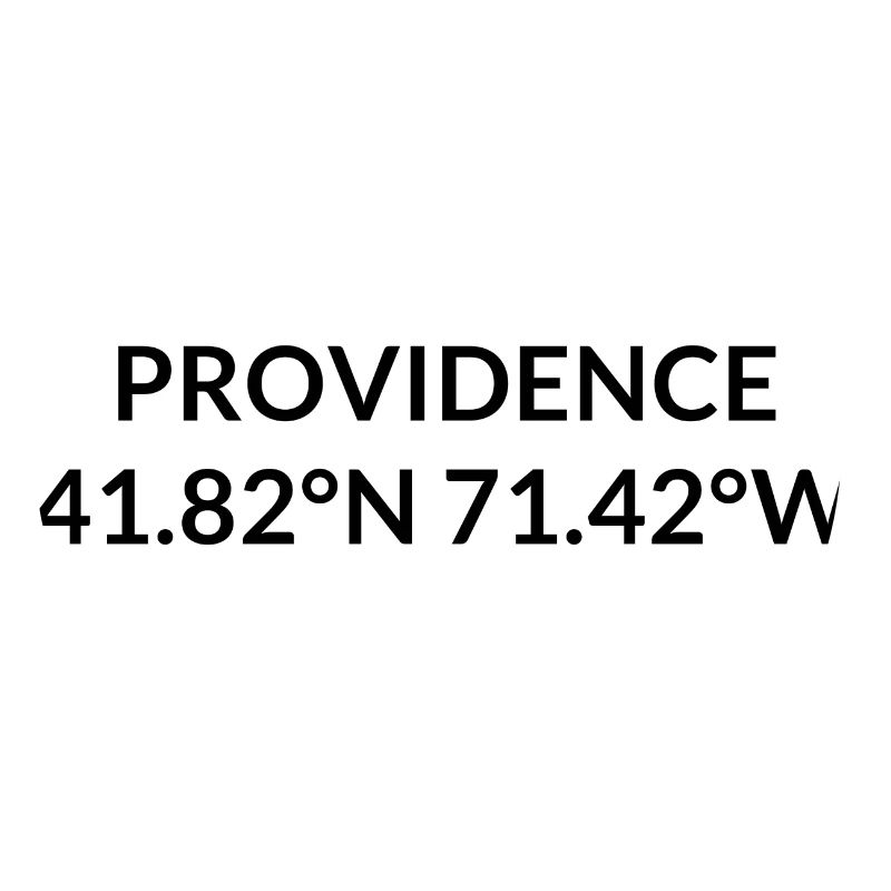 Providence, Rhode Island, USA Coordinates