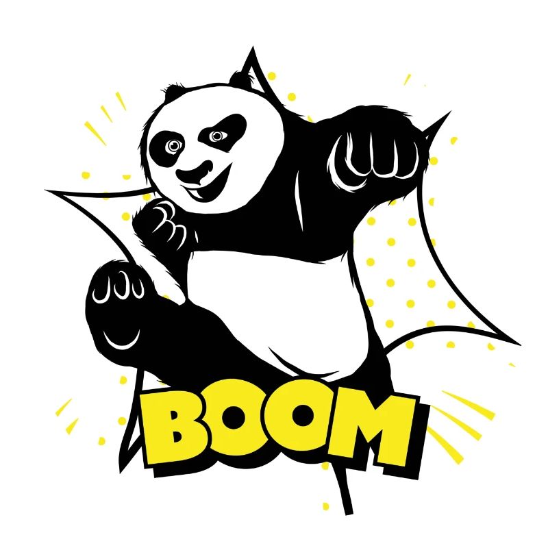 Boom panda kung fu