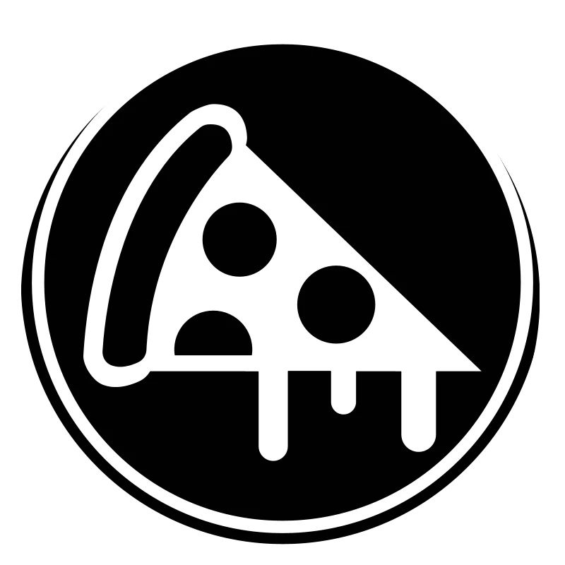 Pizza Icon Silhouette