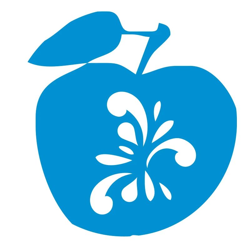 Apple with pattern - Bembel - Frankfurt
