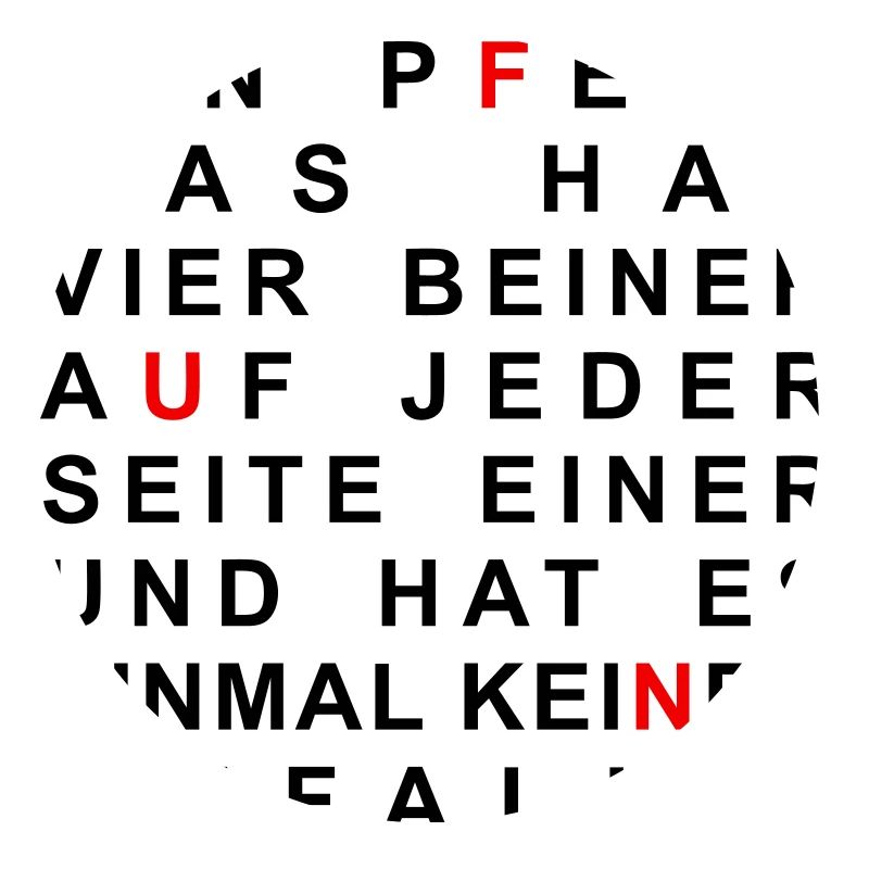 Ein Pferd, das hat vier Beiner