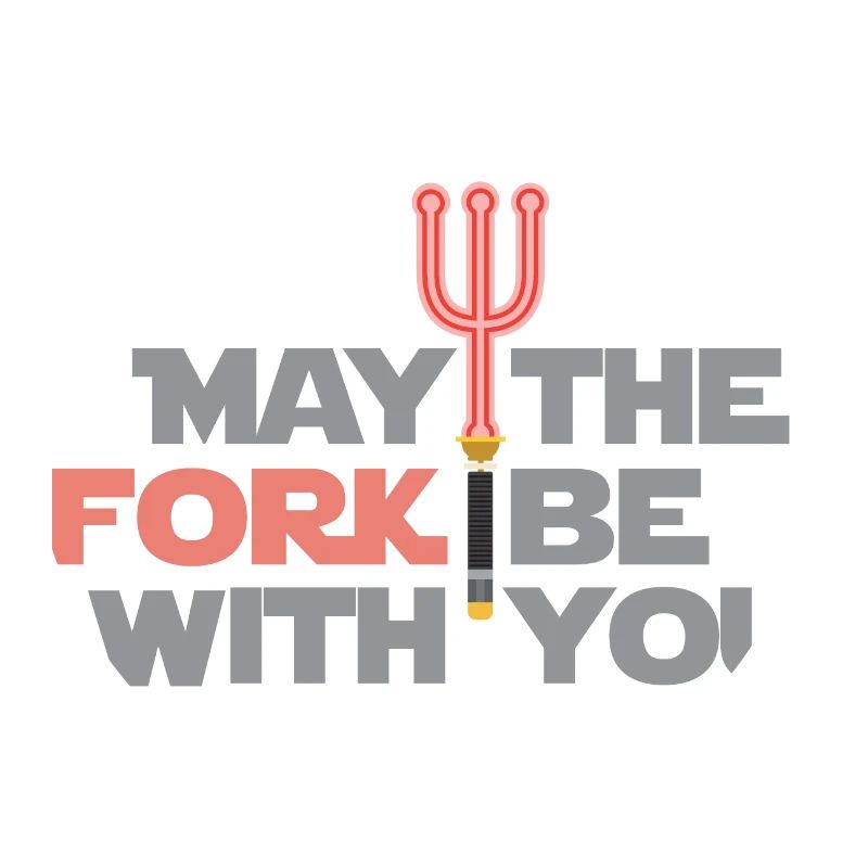 Developer May the Fork Be With You Geschenkidee