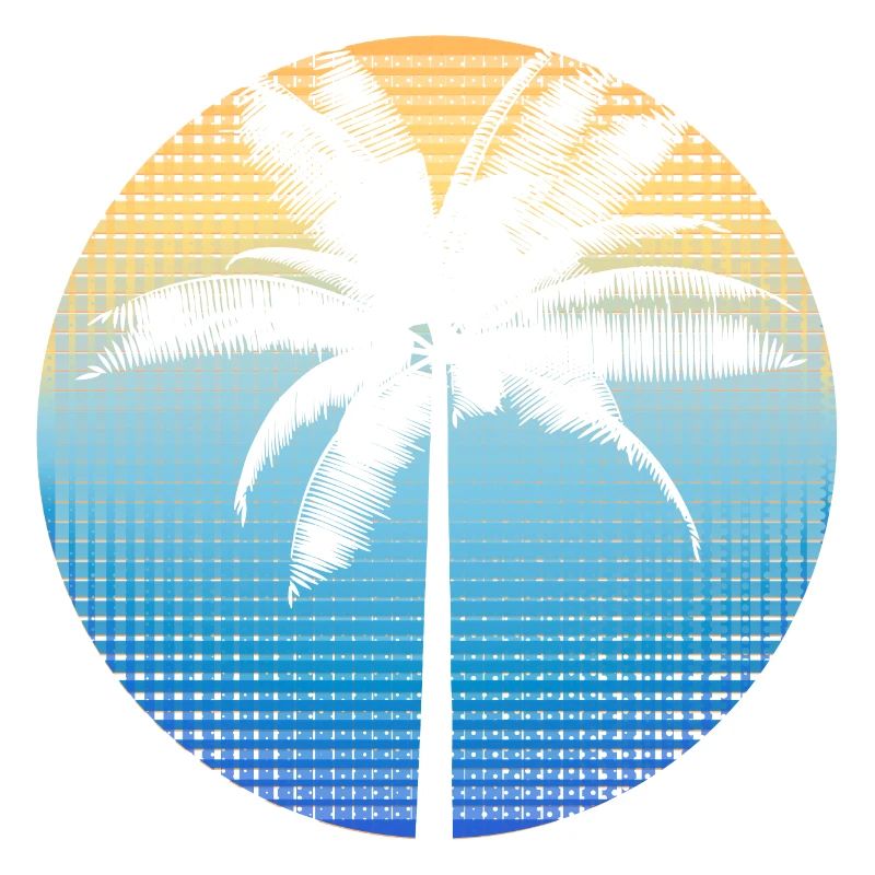 Palm (circle, lines)