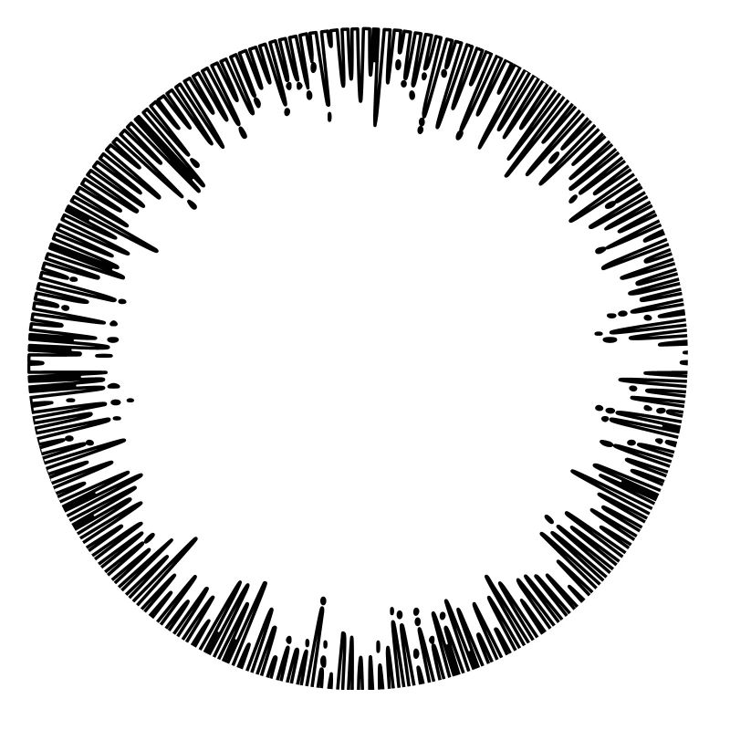 Circle frame rays motif photo frame template