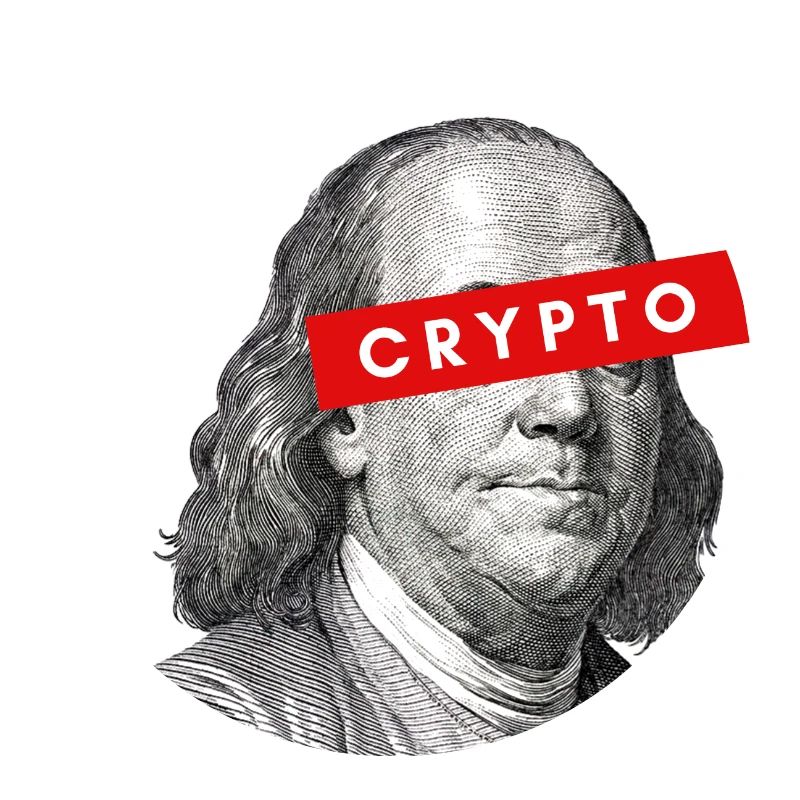 Crypto Benjamin Franklin cryptocurrency Blockchain