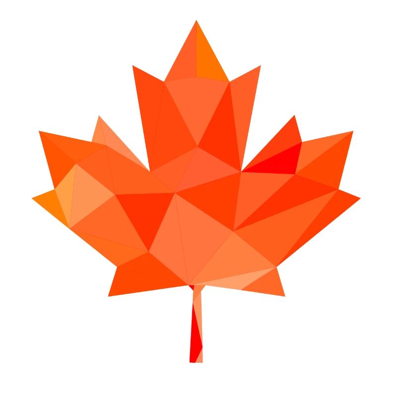 Feuille d'érable Canada LowPolyArt [LpA]