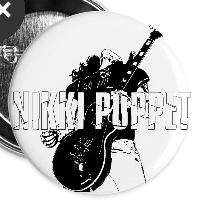 NP gitarrist Logo weiss